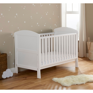 Aston Dropside Cot Bed - White