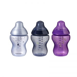 Tommee Tippee Closer to Nature Bottles Midnight Skies 260ml 3Pk