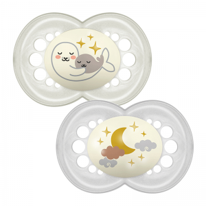 MAM Night Soother 6m+ 2Pk
