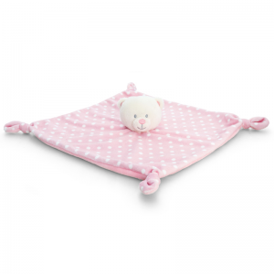 Keel Toys Baby Bear Comfort Blanket 25cm- Pink