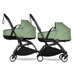 BABYZEN YOYO2 Complete Pushchair from Birth for Twins- Peppermint