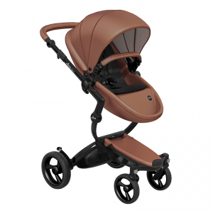 Mima Xari 3 in 1 Pushchair- Black Chassis and starter pack, Camel Flair pod