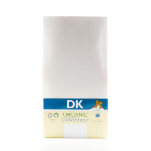 DK Glovesheets 100% Organic Cotton Fitted Sheet- White