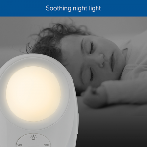 Vtech Audio Baby Monitor with Room Temp, Night Light and Lullabies